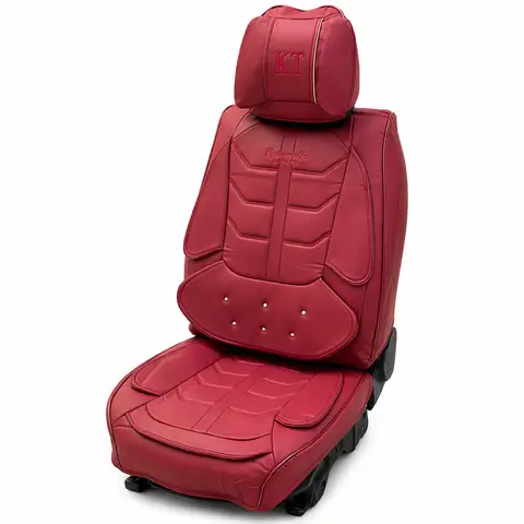 أغطية مقاعد السيارة Caldos Lux باللون العنابي – KTZ-1840