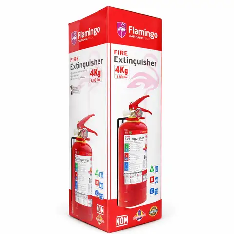 طفاية حريق Flamingo قابلة لإعادة التعبئة 4 كغ – FS-4KG