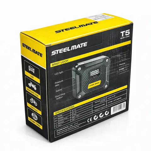 منفاخ هواء كهربائي للسيارة Steelmate T5 بجهد 12V
