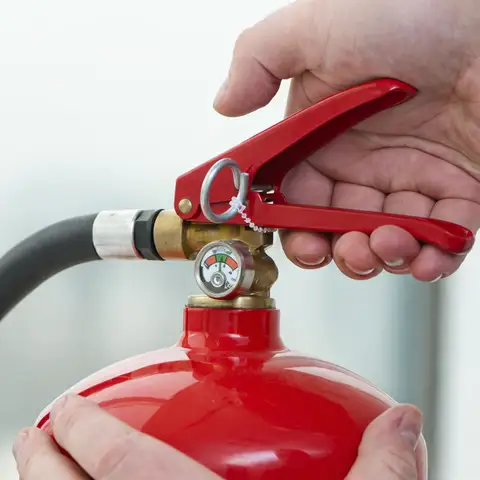 طفاية حريق قابلة لإعادة التعبئة Flamingo FS-6KG – سعة 6 كغ
